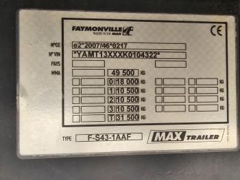 F-S43-1AAF / EXTENDABLE / WHEEL WELL / RADMULDEN